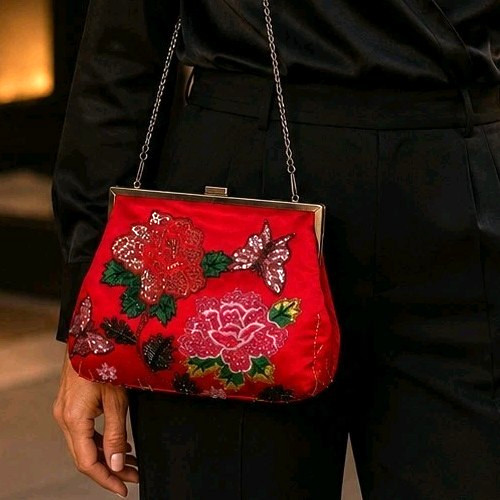 Butler wilson red beaded - wilson,